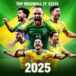 Os melhores jogadores da Seleção Brasileira em 2025.